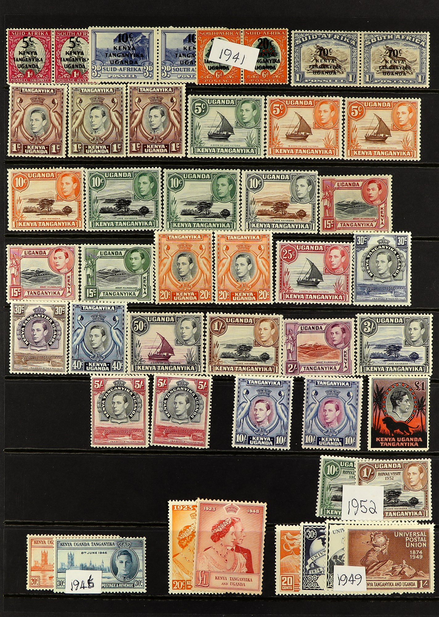 COLLECTIONS & ACCUMULATIONS BRITISH COMMONWEALTH a highly useful mint assembly on Hagner pages, with - Image 35 of 57