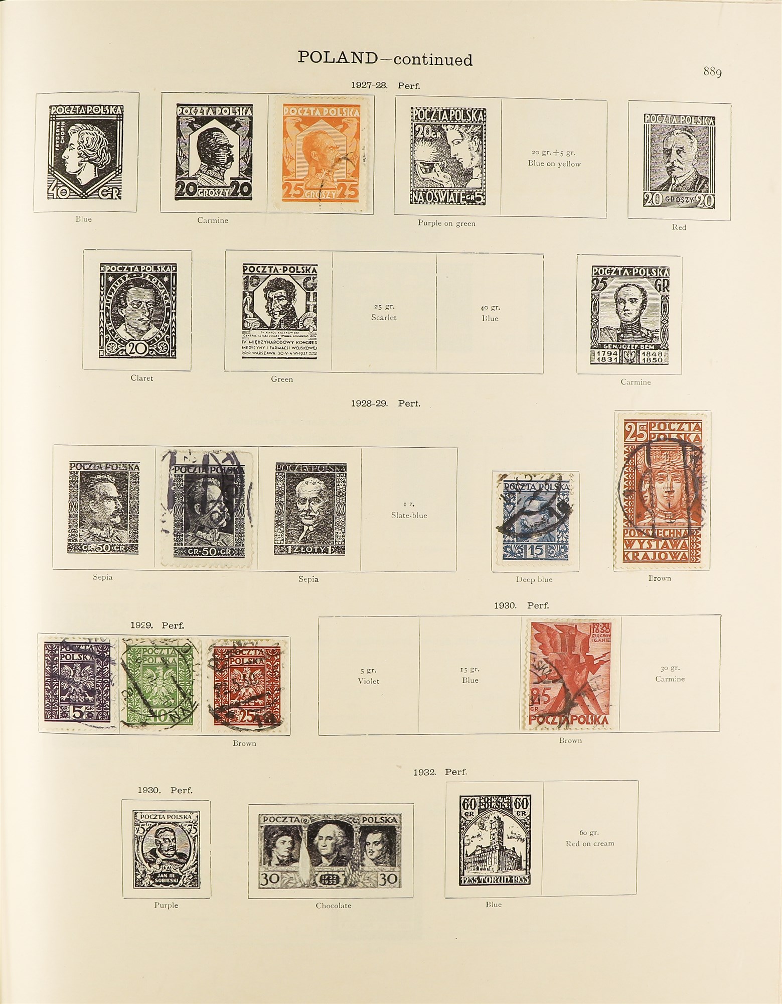 COLLECTIONS & ACCUMULATIONS PAIR OF S.G. NEW IDEAL ALBUMS for Foreign countries to 1936, with a - Image 8 of 11