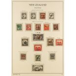 NEW ZEALAND OFFICIALS 1910-36 mint collection incl. 1910-16 to 6d & 8d, 1915-27 recess set, 1936