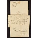 GREAT BRITAIN PORTSMOUTH POSTAL HISTORY a collection of entires incl. 1782 letter from a ship