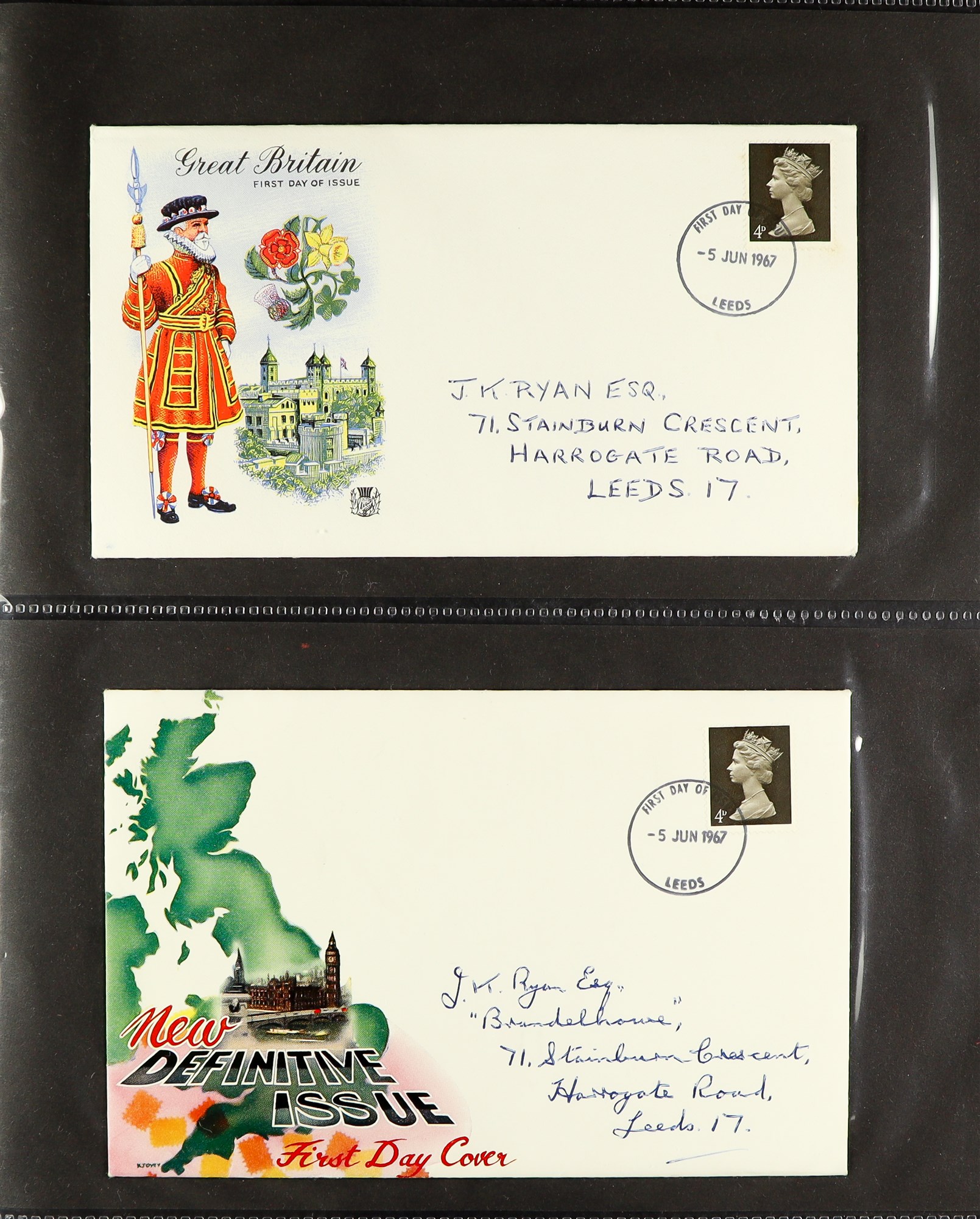 GB.FIRST DAY COVERS SORTER CARTOON with 7 albums. Mainly Royal Mail Commemoratives and Definitives - Image 3 of 8