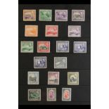 CYPRUS 1938-51 complete set, SG 151/63, fine mint. Cat. £250. (19 stamps)