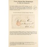 CANADA 054 TRANS-ATLANTIC MAIL 1859 ST. JOHN, NEW BRUNSWICK TO ABERDEEN, SCOTLAND (8th May) a