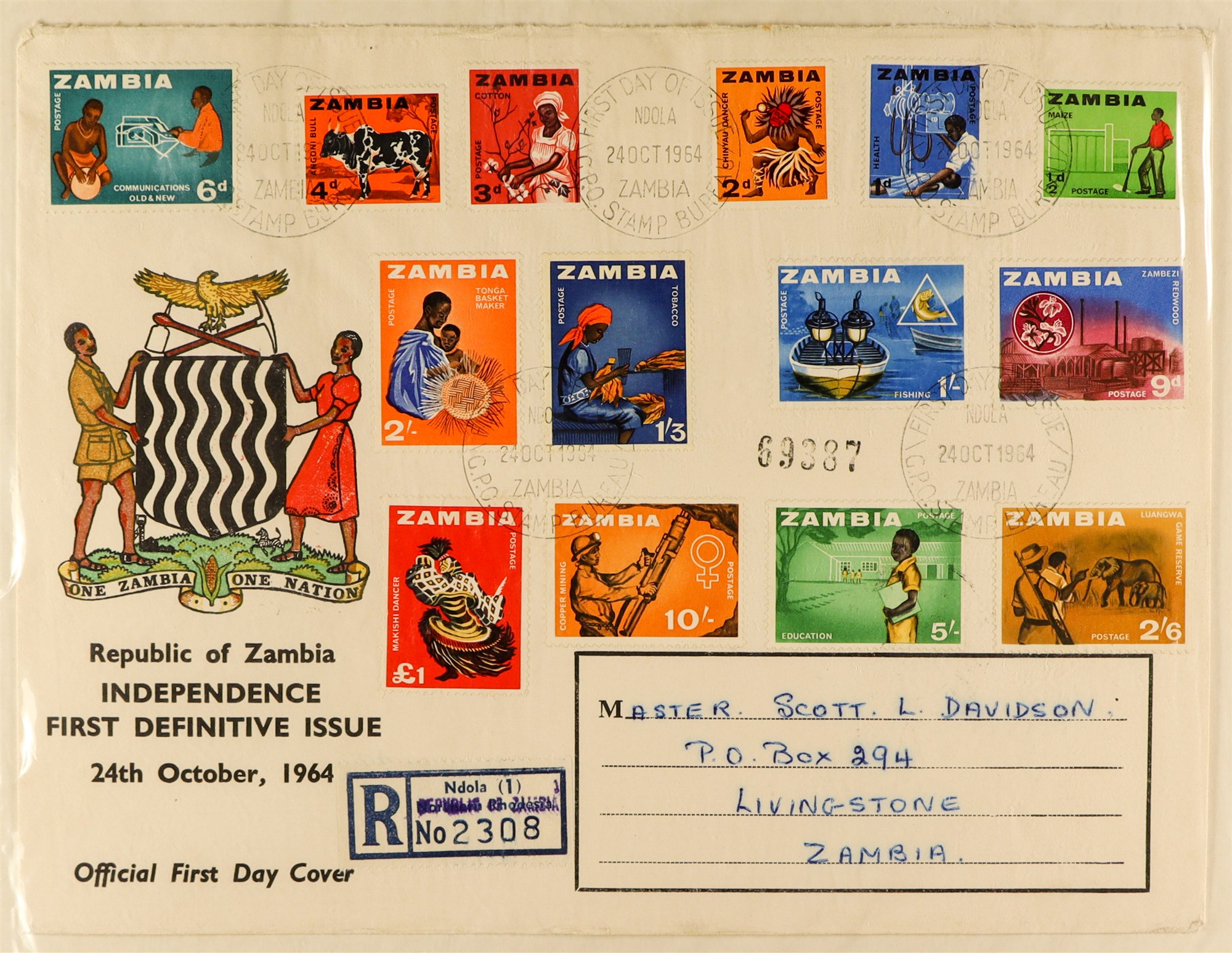 COLLECTIONS & ACCUMULATIONS WORLD SORTER OF FIRST DAY COVERS in 8 albums. A range of countries which - Image 14 of 16