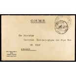 SAMOA 1925 (4th April) OHMS "Apia Observatory" printed envelope to Holland, with "Administration