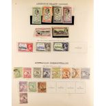 COLLECTIONS & ACCUMULATIONS BRITISH COMMONWEALTH "NEW IDEAL" ALBUM TO 1936 with mint and used