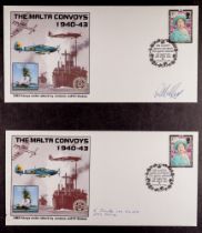COLLECTIONS & ACCUMULATIONS SIGNED WW1 COVERS an album of GB 1980's-2002 covers commemorating