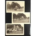 ROMSEY AND WINCHESTER PAGEANTS picture postcards 1907-1908 all different (18 cards)