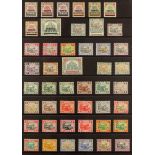 MALAYA STATES FEDERATED MALAY STATES 1900-22 mint collection incl. 1900 Negri Sembilan overprinted