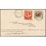 PAPUA AIRMAIL 1934 (12th April) Port Moresby to Townsville cover (Eustis P69a), signed by the