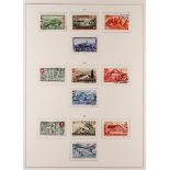 SWITZERLAND 1938-69 NATIONAL FETE & CHARITY ISSUES fine used collection incl. all of the 1938-43