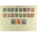 BAHRAIN 1933-35 MINT range on an "Imperial" part album page, incl. 1933 set, 1934-35 set, 8a & 12a