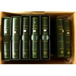 GREAT BRITAIN LIGHTHOUSE HINGELESS ALBUMS a complete set 1840-2010, in seven volumes in dark