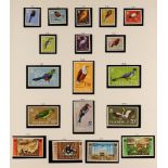 UGANDA 1962-91 NEVER HINGED MINT COLLECTION incl. 1962-64 Independence set, 1965 Birds set, 1969-