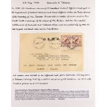 NEW GUINEA 1935 FIRST OVERLAND MAIL ACROSS NEW BRITAIN a pair of Woodman envelopes, 29th May Gasmata