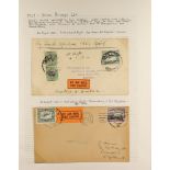 SOUTH AFRICA 1929 UNION AIRWAYS FLIGHT COVERS. (26 Aug) Cape Town - Port Elizabeth - Durban first