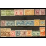 NEW ZEALAND 1902-07 PICTORIALS a mint range with ½d & 1d shades, 1½d to 5s set, in a variety of