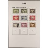 ADEN 1937-51 DEFINITIVES FINE USED with 1937 Dhows set to 1R, 1939-48 set and 1951 new currency set.