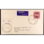 SAMOA 1962 (11th July) envelope registered to USA, bearing 10s. Arms, SG 234, tied Tuasivi cds,