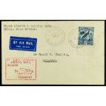 NEW GUINEA AIRMAIL 1932 (15th March) Bulolo to Salamaua (Eustis P42), with red cachet, fine.