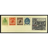 GB.GEORGE V 1929 PUC "ESPECIMEN" HANDSTAMPED. 1929 complete set including the £1 black (SG 434/438s)