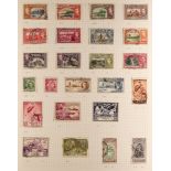 TRINIDAD & TOBAGO 1851-1951 USED COLLECTION incl. Britannia's incl. two 1882 1d surcharged by hand