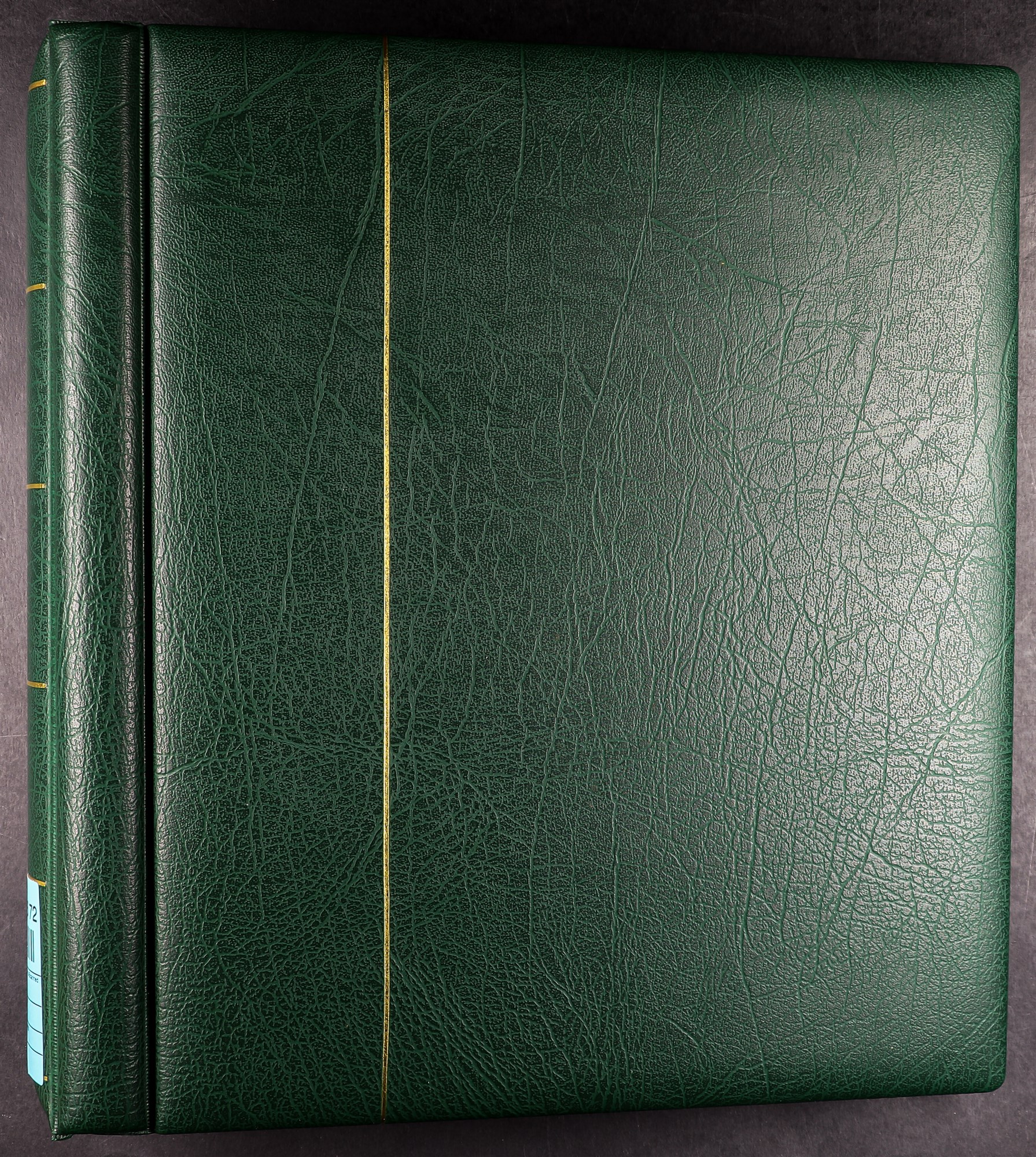 GREAT BRITAIN LIGHTHOUSE HINGELESS ALBUM in dark green, for 1937-70 issues, incl. Regionals and - Image 5 of 6