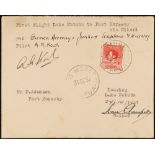 PAPUA AIRMAIL 1937 (31st October) Guinea Airways,  Lake Kutubu to Port Moresby cover (Eustis