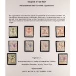 ITALY STATE SUPPORTED SEMI OFFICIAL ORGANISATIONS (PARASTATALI) 1924 complete collection , Sass S.