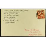 NEW GUINEA AIRMAIL 1938 (20th April) Carpenter & Co Sydney - Salamaua cover (Eustis P129), signed by