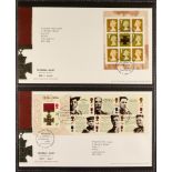 GB.FIRST DAY COVERS 1992 - 2007 collection in 7 dedicated Royal Mail albums. Includes stamp sets,