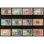 CAYMAN IS. 1935 Pictorials complete set, SG 96/107, fine mint. Cat. £200. (12 stamps)