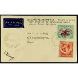 PAPUA AIRMAIL 1935 (5th March) Port Moresby - Robinson River - Abua cover (Eustis P76), signed by
