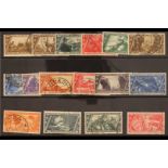 ITALY 1932 Fascist March on Rome (Postage) complete set, Sass S. 65, SG 350/65, cds used. Cat. €800.