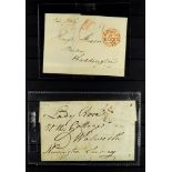 GREAT BRITAIN 1840-1911 a collection in a stockbook incl. two pre-stamp entires incl. Maidenhead
