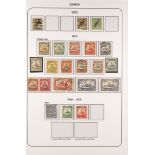 GERMAN COLONIES SAMOA 1890-1919 a used collection incl. 1890 3pf Forerunner with Apia cds, 1900