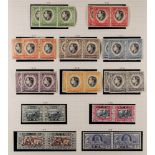 SOUTH WEST AFRICA 1937-41 MINT COLLECTION as horizontal pairs or units where appropriate, includes