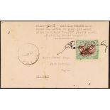 PAPUA AIRMAIL 1935 (27th November) Oriville Police Camp to Port Moresby via Daru (Eustis P95),