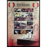 COLLECTIONS & ACCUMULATIONS TITANIC 2012 Isle of Man Titanic "The Ship of Dreams" IMPERF PROOF large