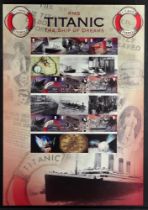 COLLECTIONS & ACCUMULATIONS TITANIC 2012 Isle of Man Titanic "The Ship of Dreams" IMPERF PROOF large