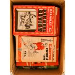 FOOTBALL PROGRAMMES 1970'S - BOURNEMOUTH TO CHARLTON. Approximately 1030 league and cup games from