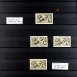 GB.GEORGE V 1913 - 1934 MINT SEAHORSES balance of a specialised collection with various shades