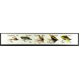 SOUTH AFRICA - HOMELANDS TRANSKEI 1981 Fishing Flies (2nd series) strip of five, SG 83a, IMPERF,