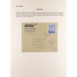 SEYCHELLES AIR LETTERS 1953-94 a mainly used collection, with a range of types, rates and