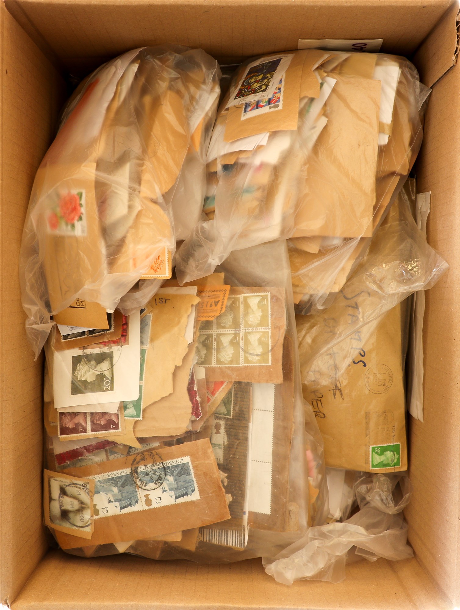 COLLECTIONS & ACCUMULATIONS WORLD IN THREE BOXES with lots of country sorted packets, a bundle of - Image 10 of 10