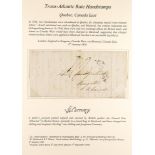 CANADA 010 TRANS-ATLANTIC MAIL 1846 LONDON TO KINGSTON, C.W. (3rd January) A tailors account