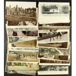 PICTURE POSTCARDS in two cartons, largely early 1900's UK views, a high percentage are used, some