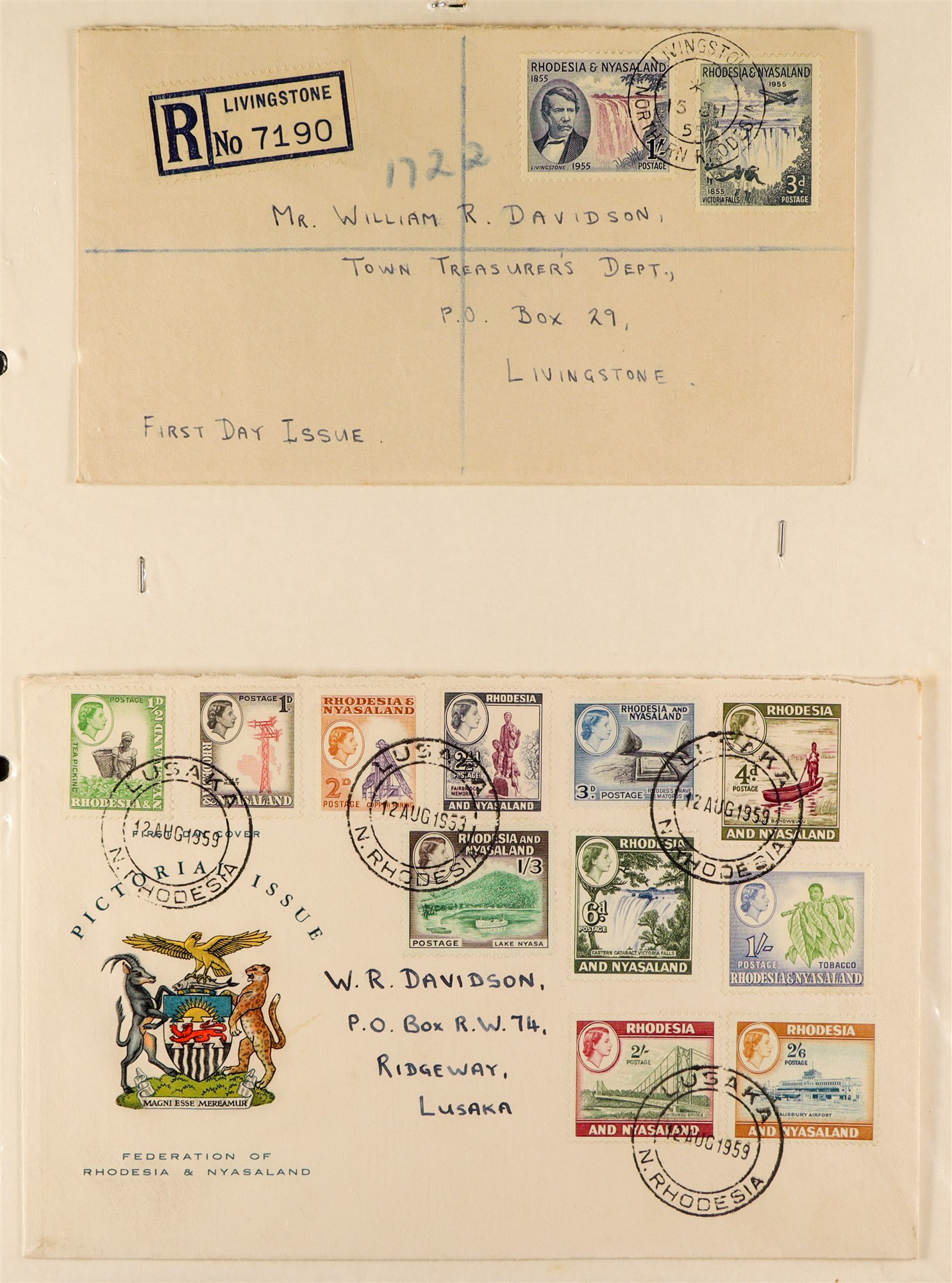 COLLECTIONS & ACCUMULATIONS WORLD SORTER OF FIRST DAY COVERS in 8 albums. A range of countries which - Image 15 of 16