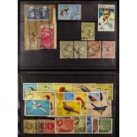 COLLECTIONS & ACCUMULATIONS COMMONWEALTH USED RANGES ON STOCKCARDS incl. Australia Kangaroos 1929