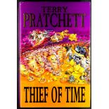 TERRY PRATCHETT 'Thief of Time' First Edition hardback, signed by author. Very good.